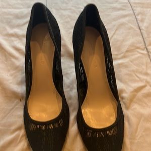 Black  Karl Lagerfeld high heel shoes